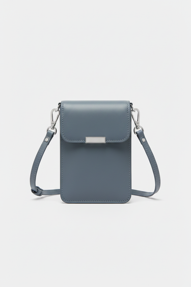 Everyday Phone Pouch Steel Blue - Front