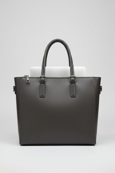 Metropolitan Work Tote Slate Charcoal - Front