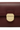 Luna Crossbody Bag Burgundy Wine — Leather & Hardware Close-up