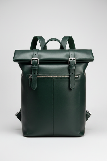 Explorer Rolltop Backpack Midnight Forest - Front