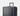 Navy Blue Suitcase Front View