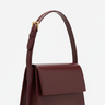 Signature Shoulder Bag – Burgundy Red – Side