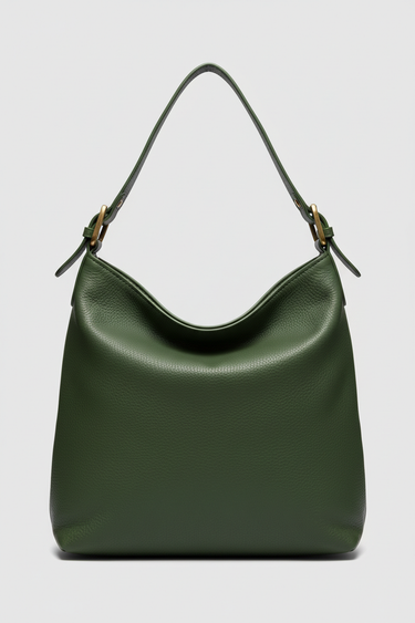 Aurora Hobo Bag – Moss Green – Front Studio Shot