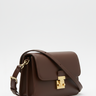 Everyday Flap Bag – Espresso Brown – Side