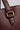 Metropolitan Work Tote Burgundy Oak - Leather Detail