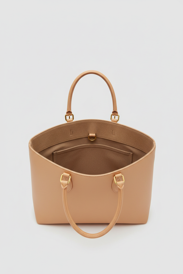 Everyday Carry Tote Wheat Beige - Interior