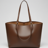 Heritage Shopper Tote Espresso Mocha - Interior