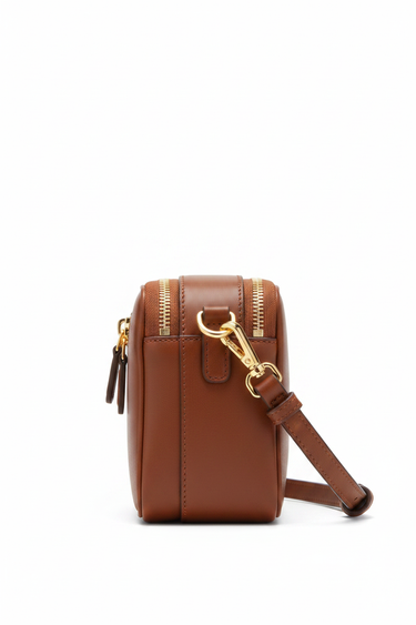 Metro Camera Bag Cocoa Brown — Side Angle