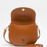 Harper Saddle Bag – Caramel Tan – Open Interior