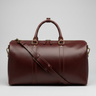 Expedition Leather Duffel – Deep Mahogany – Front