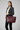 Metropolitan Work Tote Burgundy Oak - Model