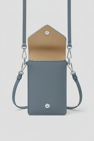 Everyday Phone Pouch Steel Blue - Interior