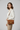 Minimal Flap Crossbody Mocha Brown - Model